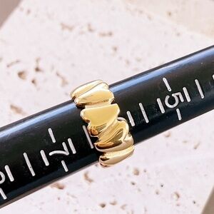 Stainless Steel Gold Ring